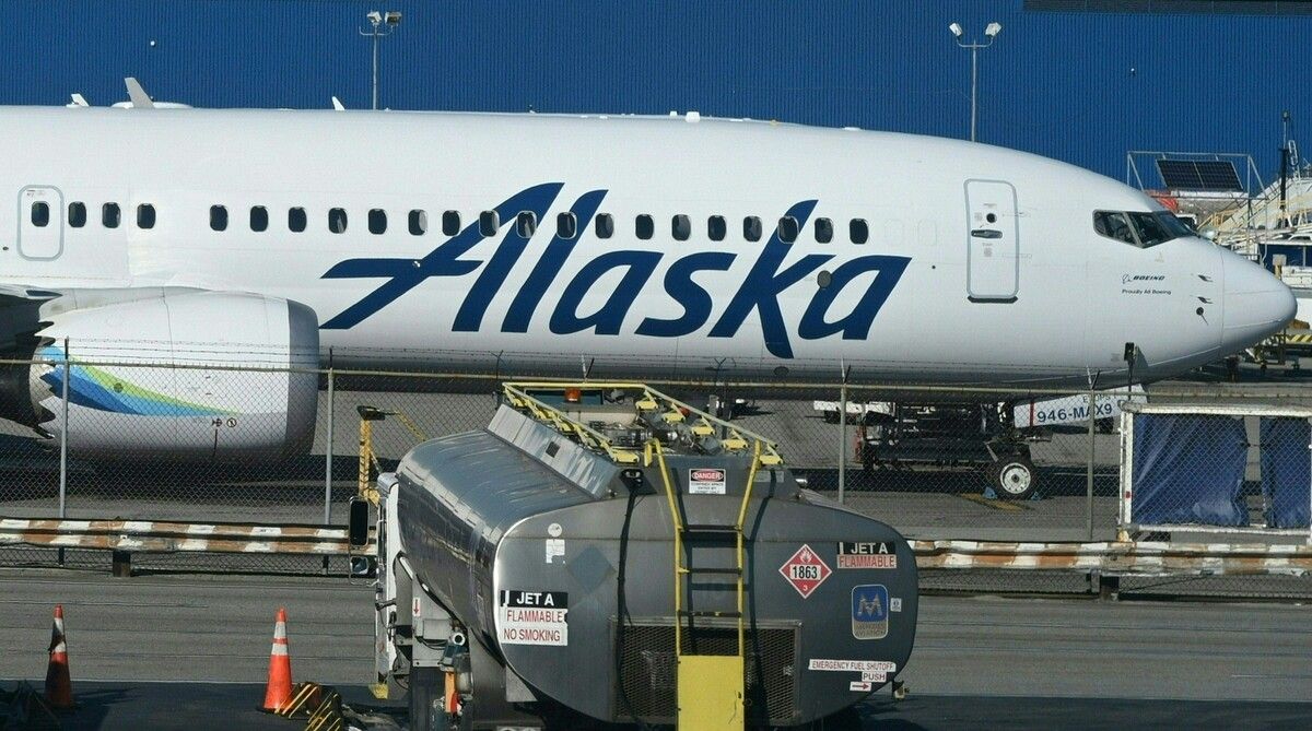 Alaska Airlines stoppt alle Flüge wegen eines technischen Defekts.⇒AFP