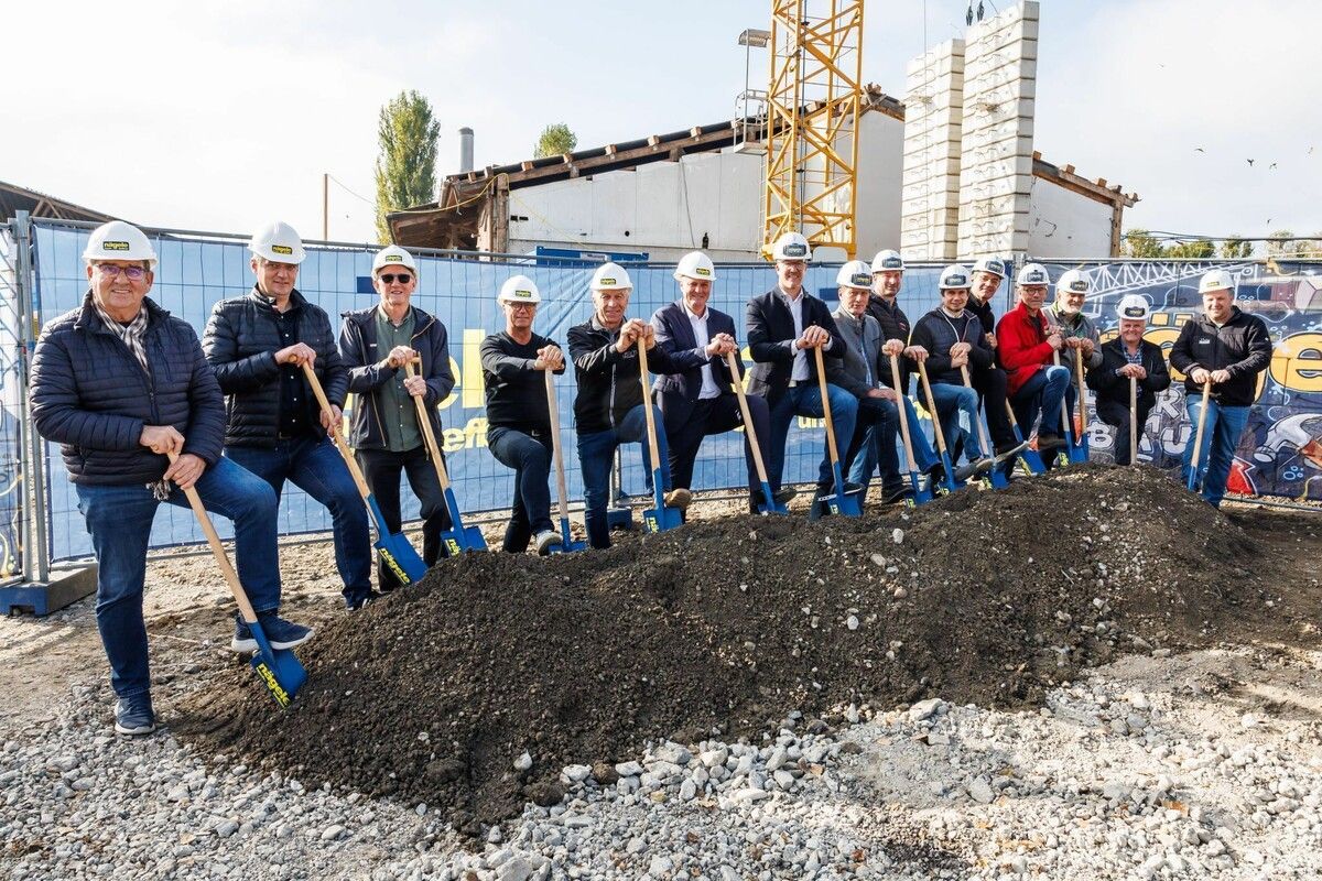 Am Mittwoch erfolgte der symbolische Startschuss für den Bau des neuen Schlachthofs. ⇒Land Vorarlberg/Bernd Hofmeister