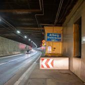 Kein Durchkommen im Arlbergtunnel
