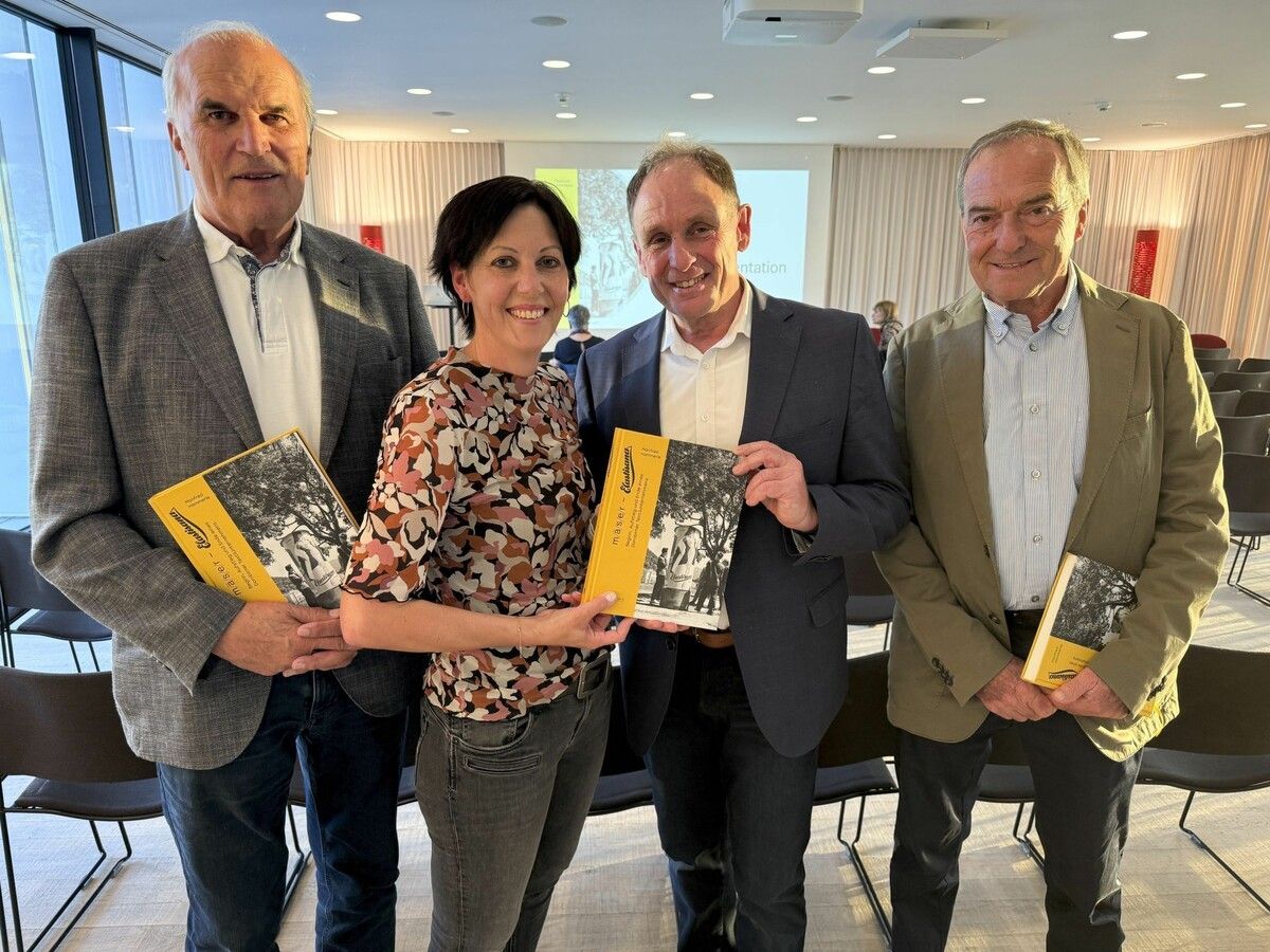 Anton Wirth, Nina Winkler, Manfred Hämmerle und Helmut Schneider boten einen interessanten Abend.⇒franc