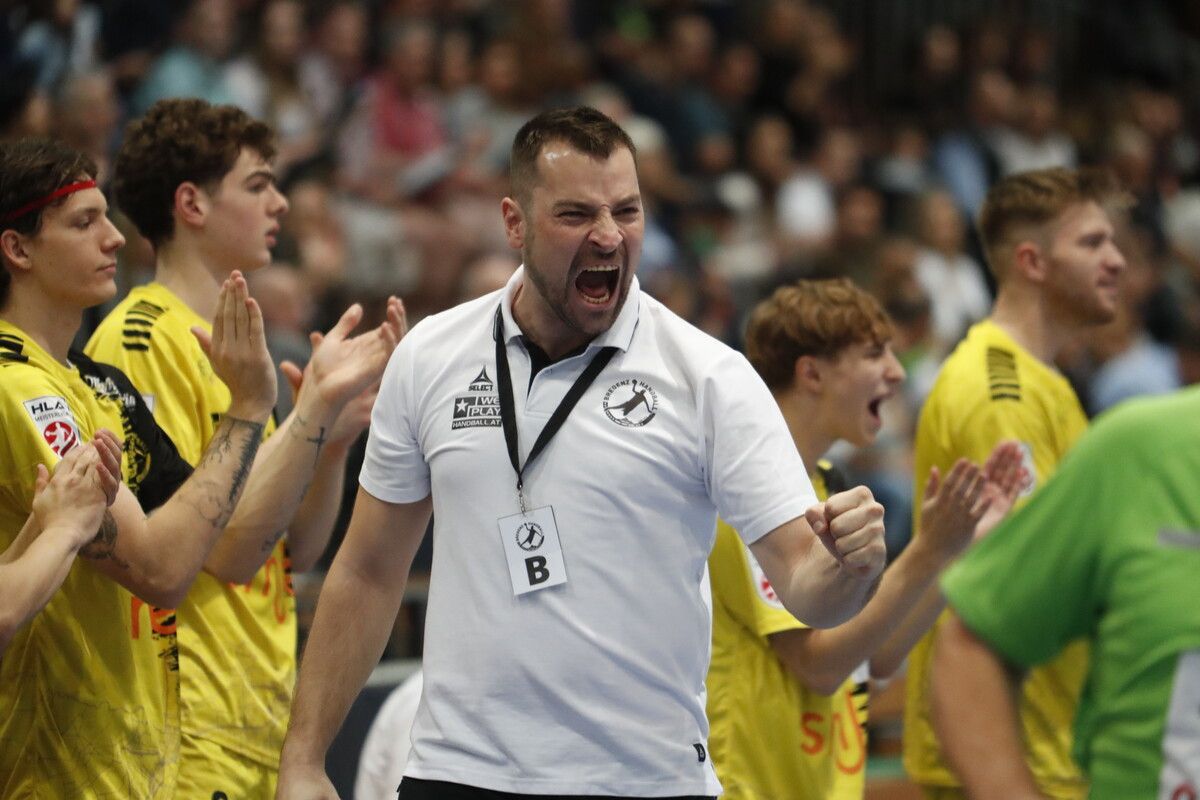Bregenz-Coach Marko Tanaskovic will wieder Grund zum Jubeln haben.⇒GEPA