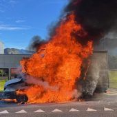 Auto in Vollbrand: 30.000 Franken Schaden