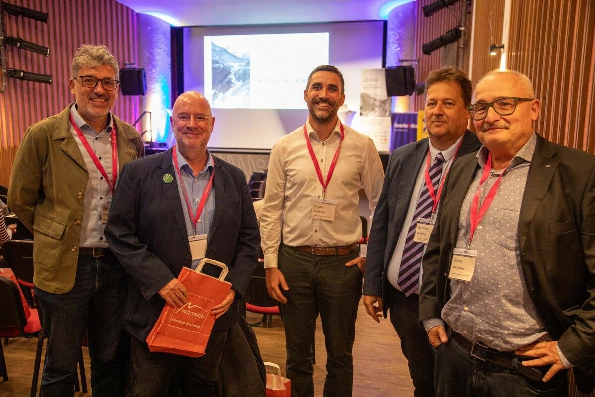 Das Gipfeltreffen wurde organisiert von Michael Kasper, Andreas Rudigier, Christoph Walser sowie Kai Ruffing und Robert Rollinger (v. l.). ⇒meznar.media