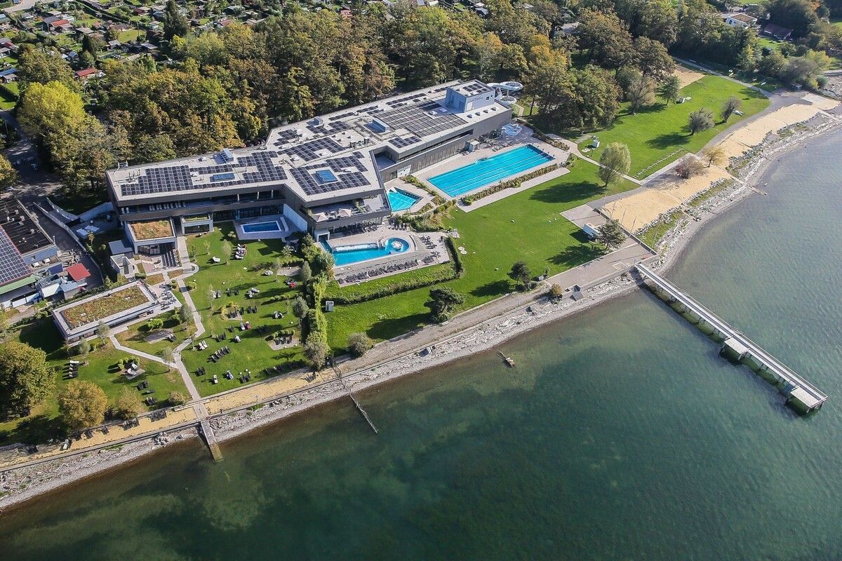 Der Badegast wollte die Therme partout nicht verlassen. ⇒VN