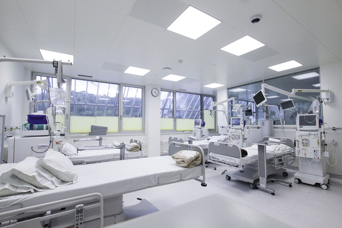 Die umgebaute und modernisierte Dialysestation am Landeskrankenhaus Feldkirch.⇒vlkh