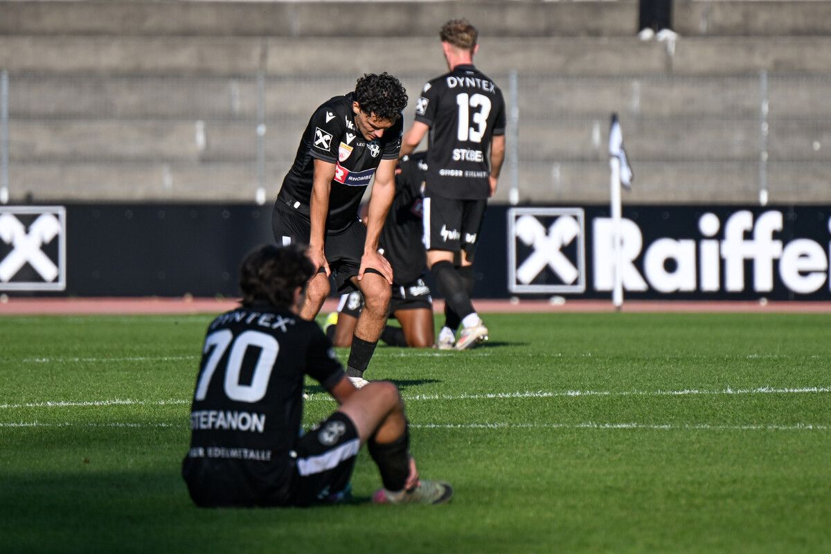 Dragan Marceta, Jan Stefanon und Co. müssen weiter auf den ersten Sieg in der 2. Liga warten.⇒gepa