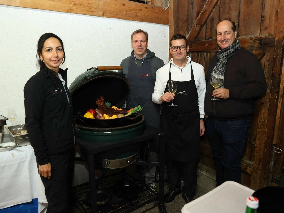Ebru Sönmez, Ulli Berthold, Arno Wild und Festivalleiter Hannes Konzett.⇒ame (2)