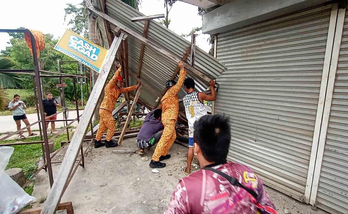Ein starkes Erdbeben der Stärke 7,4 erschütterte die südlichen Philippinen. ⇒afp