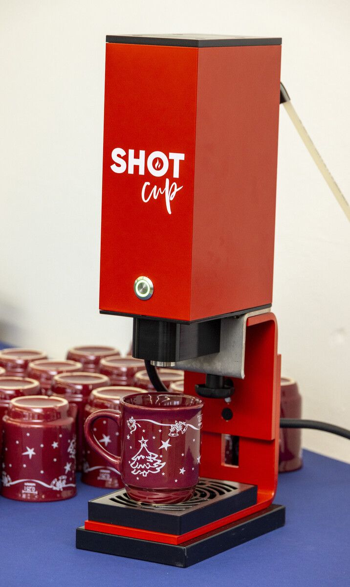 Eine weitere Limifyze-Entwicklung: der Shot Cup für Heißgetränke.