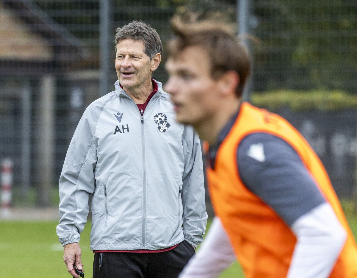 Für Andreas Heraf startet heute im Heimspiel gegen SKU Amstetten seine zweite Amtszeit bei SW Bregenz.⇒paulitsch