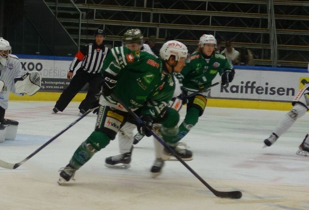 Goalgetter Roberts Lipsbergs ließ in Südtirol dreimal das Netz zappeln. ⇒siha