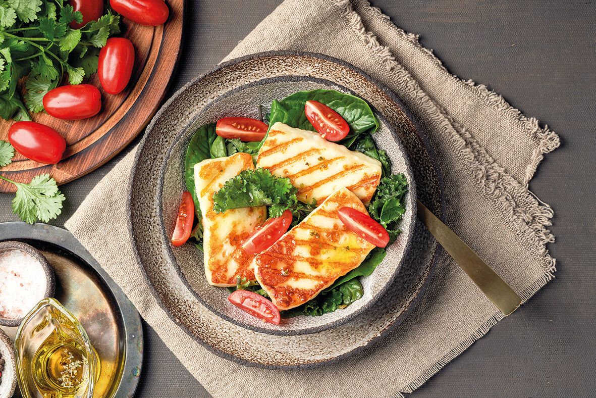 Halloumi wird auf Zypern in den unterschiedlichsten Varianten serviert.⇒