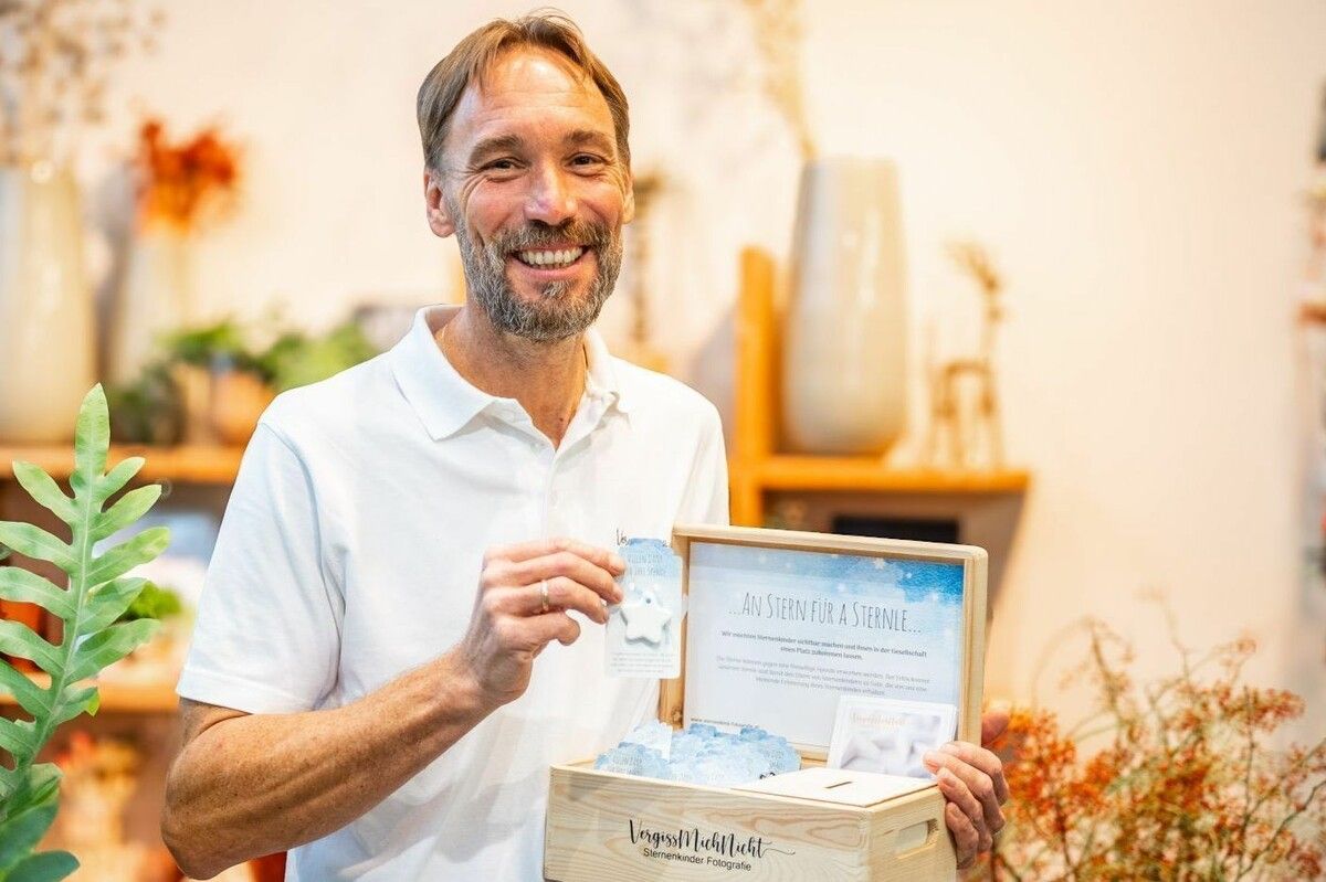 Hauptorganisator Andreas Uher setzt sich mit viel Engagement für die Aktion „An Stern für a Sternle“ ein. ⇒VN/Rhomberg