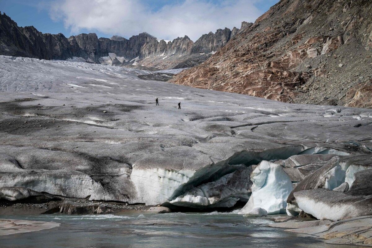 Das Eis von Alpengletschern soll für die Nachwelt erhalten bleiben.⇒AFP