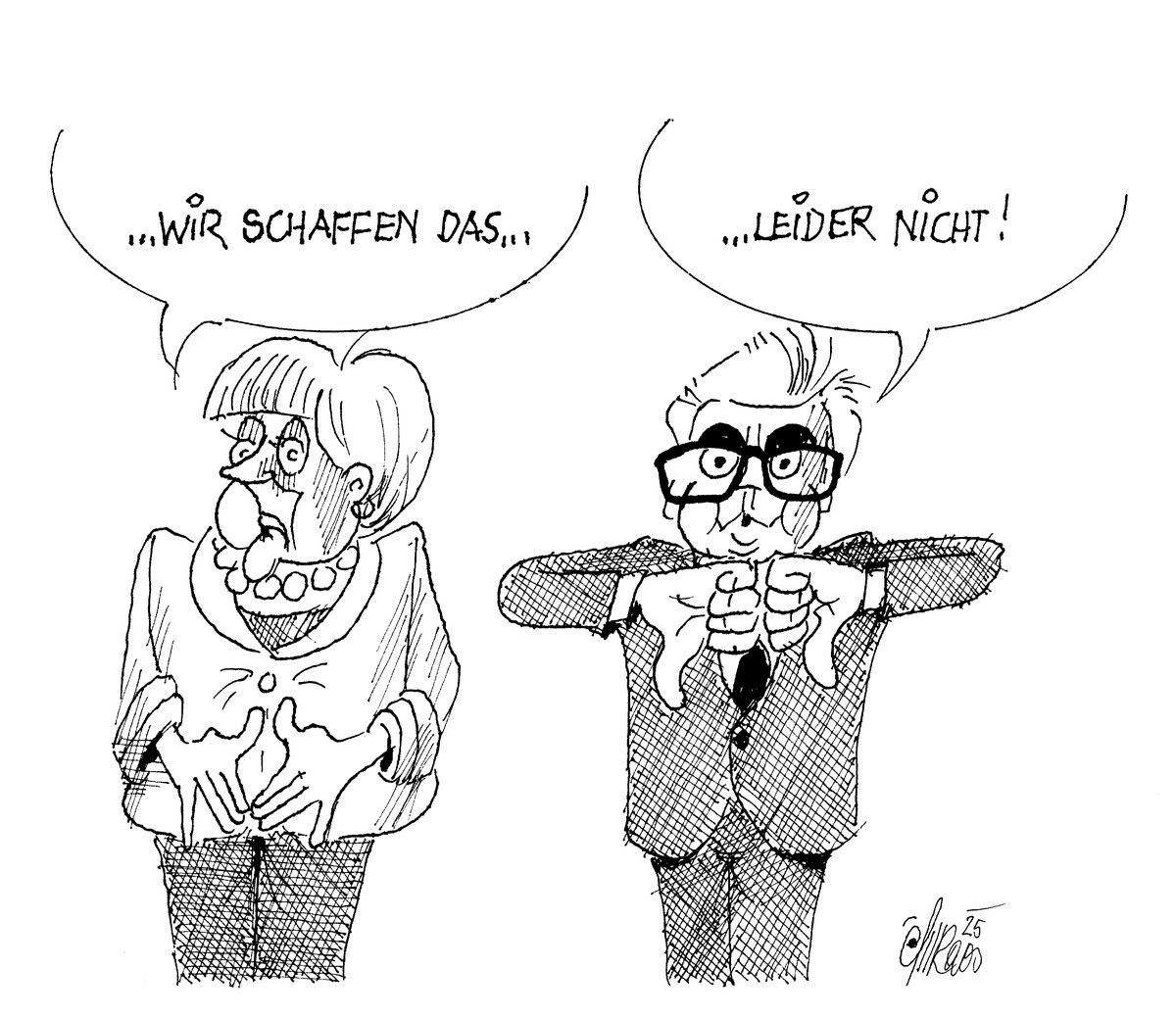 Magnus Brunner mit dem Abschiebe-Fingerzeig!