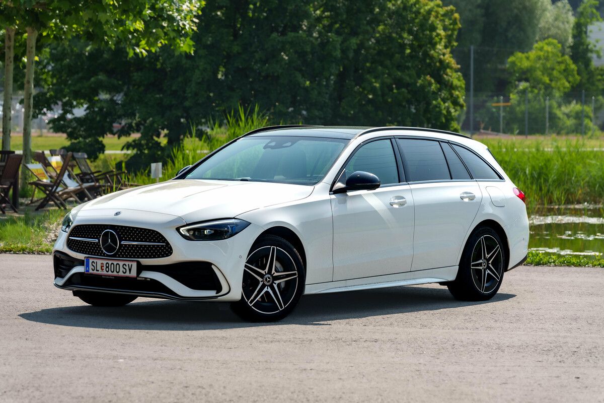 Mercedes-Benz C-Klasse T-Modell: Schön gezeichneter Kombi im Kompaktformat mit großem Kofferraum.⇒VN/Stiplovsek