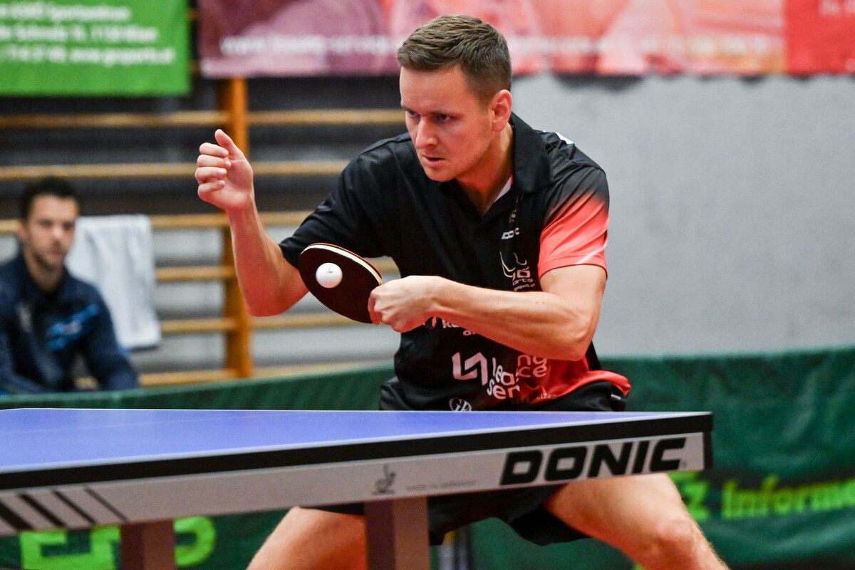 Michal Benes erwies sich für den UTTC Kennelbach als Matchwinner.⇒Serra