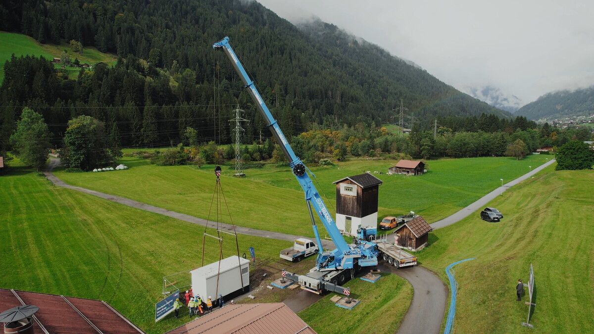 Mit dem PoP-Aufbau in Gaschurn entsteht ein wichtiger Einspeisepunkt im Montafon.