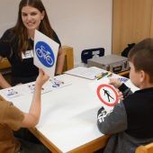 Fußgängerausweis für Kindergartenkinder