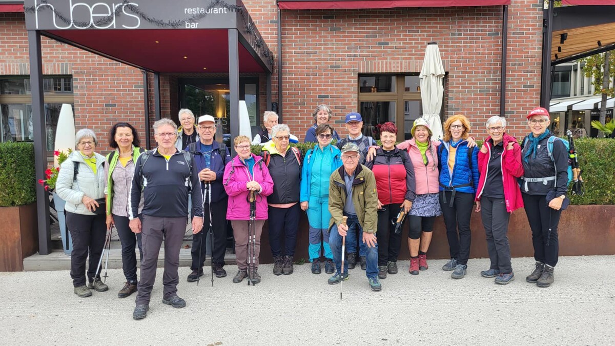 Nach dem Anstieg zur Meschacher Kirche führte die Herbstwanderung idyllisch zurück nach Götzis.⇒Kneipp-Aktiv Club Rankweil