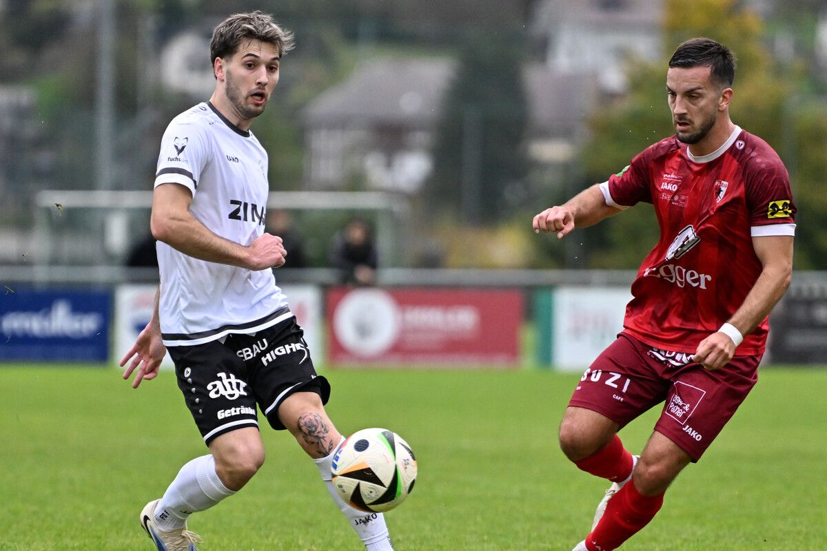 Noa Mathis kürte sich mit seinem Goldtor für den FC Rotenberg im Derby beim FC Egg zum Matchwinner.⇒serra
