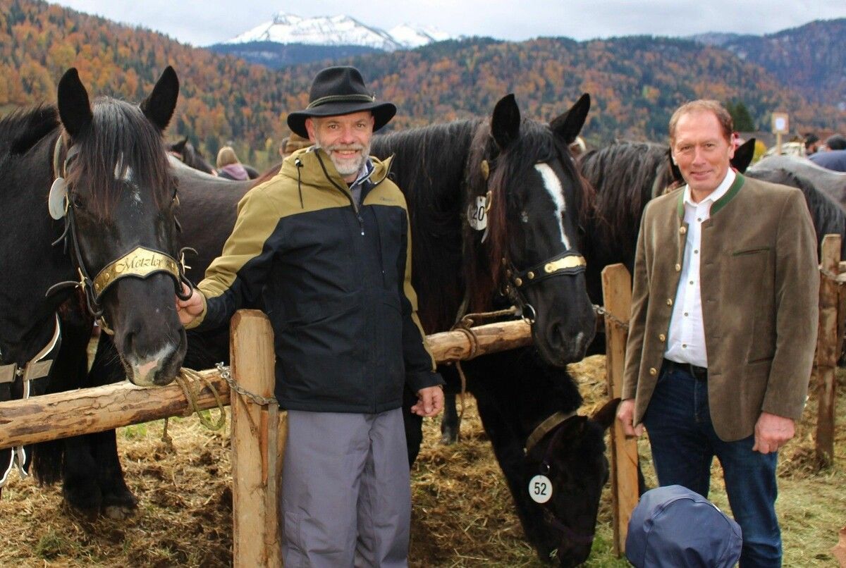 Oliver Marthe und Kammerpräsident Josef Moosbrugger (r.) durften den Tag als Erfolg verbuchen.⇒STP (3)