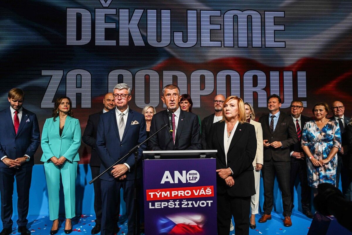 Populist Andrej Babiš gewann am Samstag die tschechische Parlamentswahl.⇒AFP