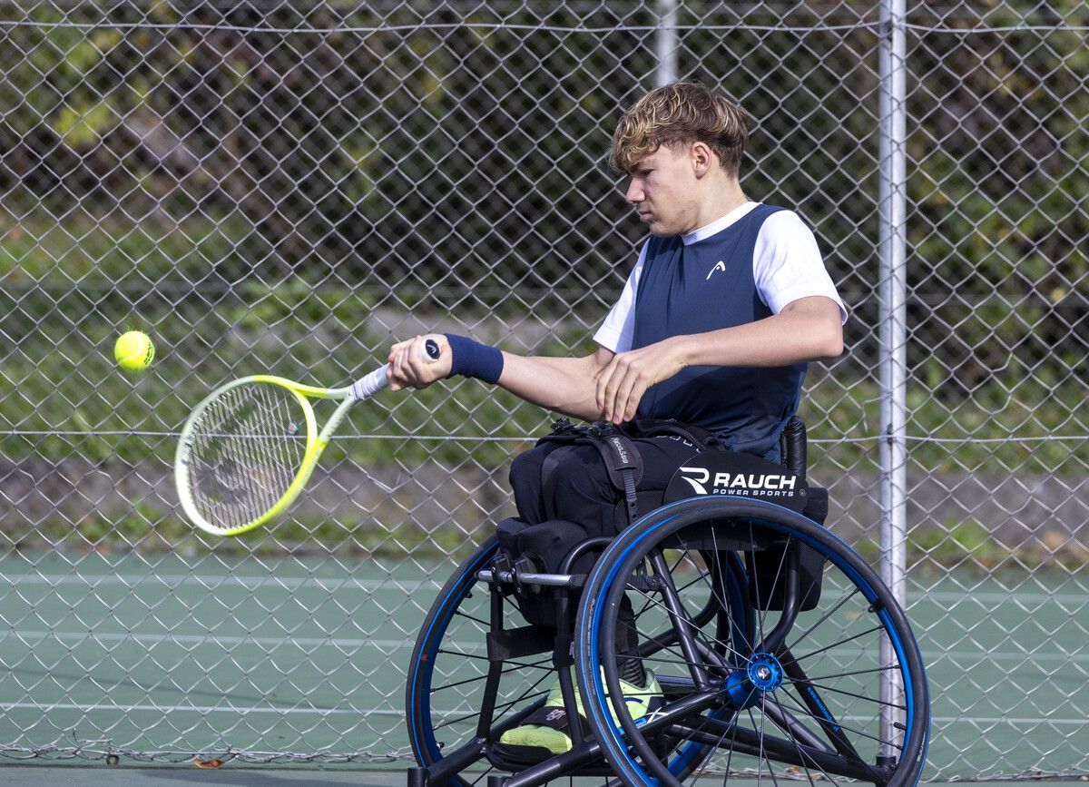 Rollstuhltennisspieler Maximilian Taucher verfolgt mit Entschlossenheit, Mut und Ehrgeiz seine Karriere.⇒Paulitsch