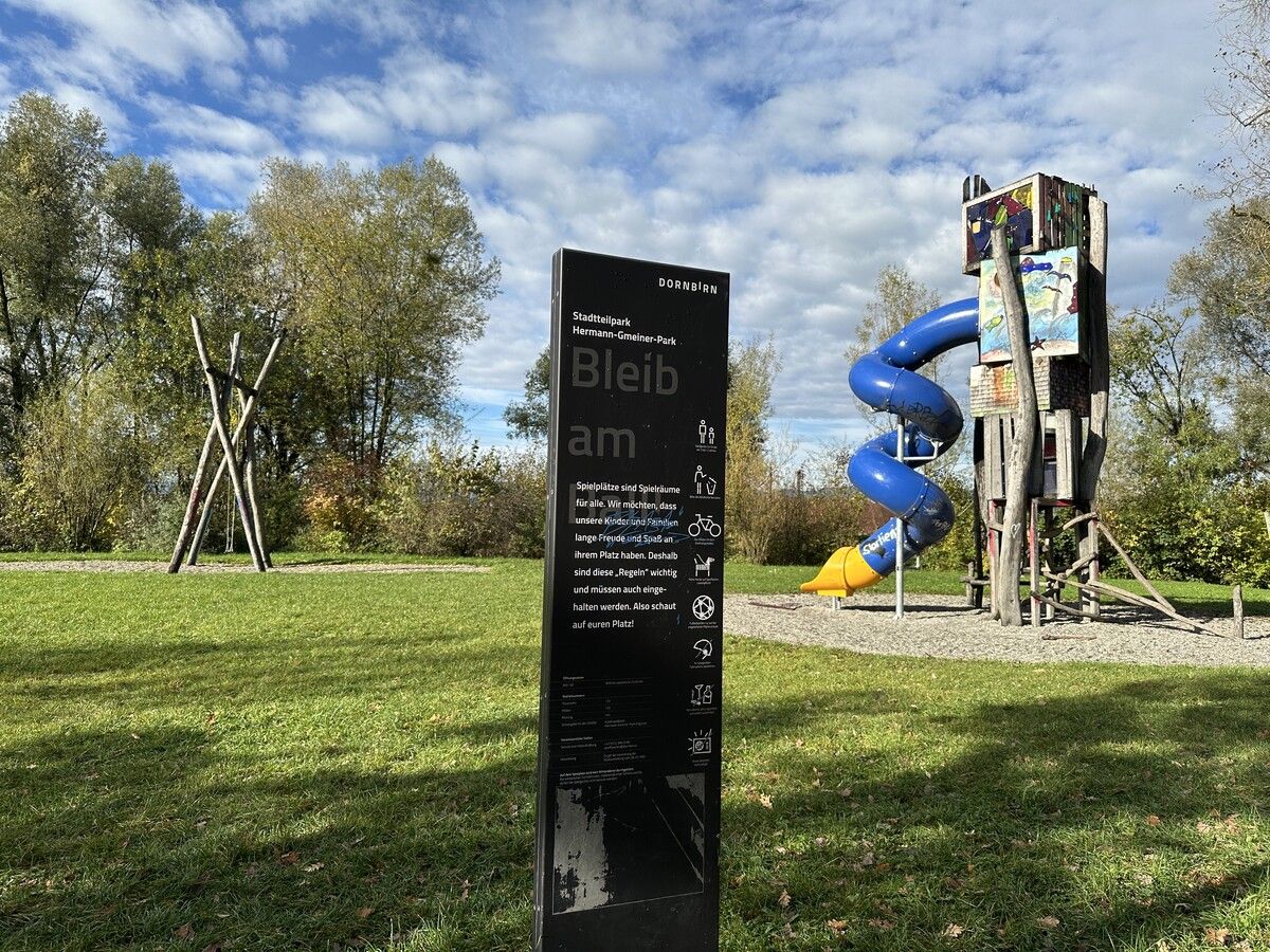 Soll der Hermann-Gmeiner-Park in Dornbirn umbenannt werden? Die Meinungen gehen auseinander.⇒VOL.AT/Mayer