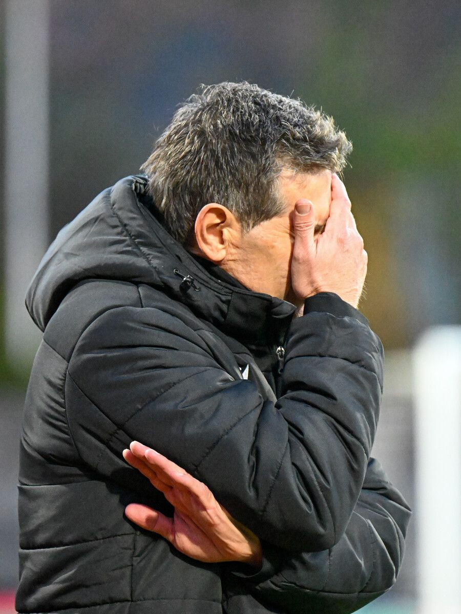 SW-Bregenz-Coach Heraf war nach dem 1:1 gegen den Kapfenberger SV sauer und kündigte Maßnahmen für die Zukunft an.⇒gepa