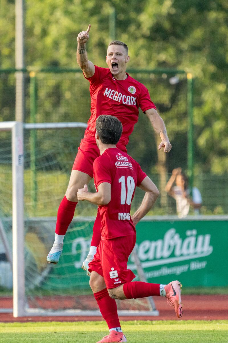 Tamas Herbaly sorgte mit einem Doppelpack für klare Verhältnisse im Spiel zwischen FC Dornbirn und Kufstein.⇒stiplovsek