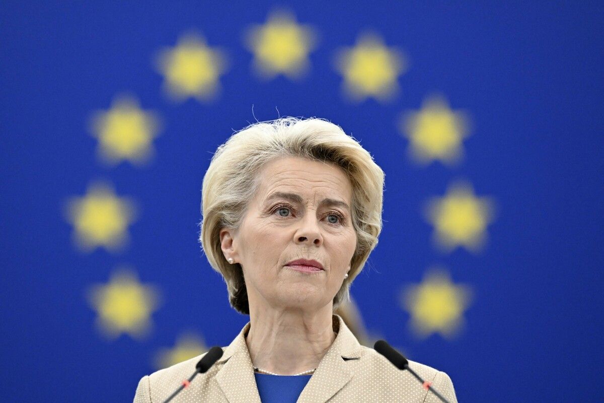 Ursula von der Leyen erhielt eine klare Mehrheit für sich.⇒AFP
