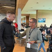 Geburtstagskind und Marathon-Macher im Talk
