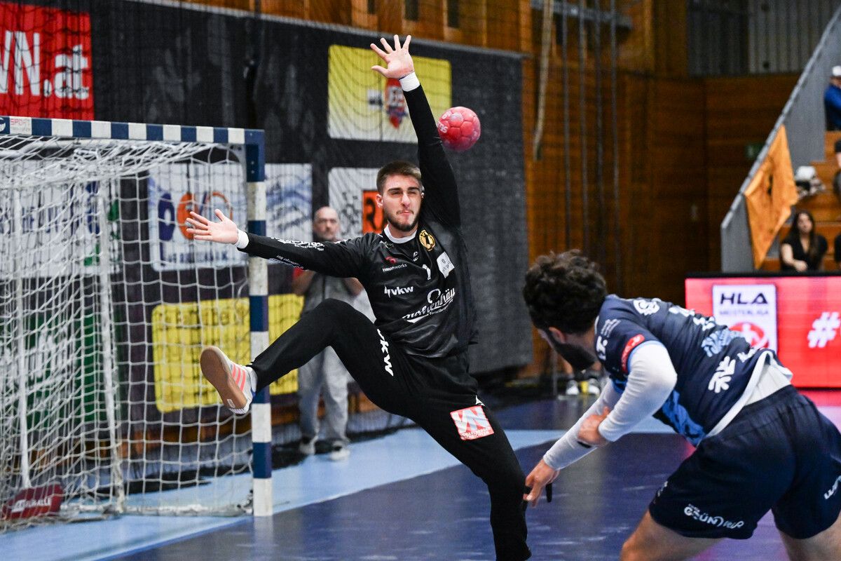 War ein Garant für den Bregenzer Sieg: Goalie Berin Brkic. ⇒serra