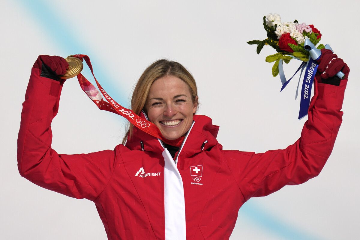 2022-Super-G-Olympiasiegerin Lara Gut-Behrami wird bei den Winterspielen in Mailand und Cortina fehlen.⇒AP