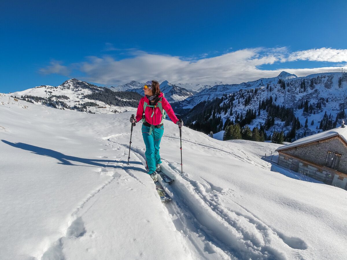 Abseits der Pisten gibt es genug Tourenmöglichkeiten. ⇒VN/Steurer