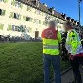 Wohnungsbrand in Bregenz: Zwei Personen von Feuerwehr gerettet