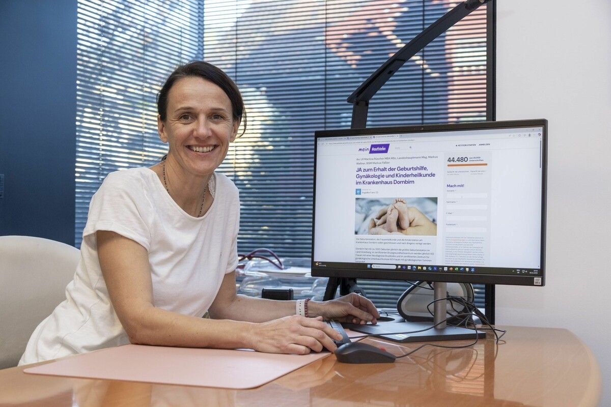 Angelika Franz ist Oberärztin am Krankenhaus in Dornbirn und rechnet heute mit rund 300 Teilnehmern bei der Demonstration. ⇒VN/Paulitsch