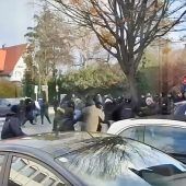 Hooligans stürmten den „Blauen Platz“
