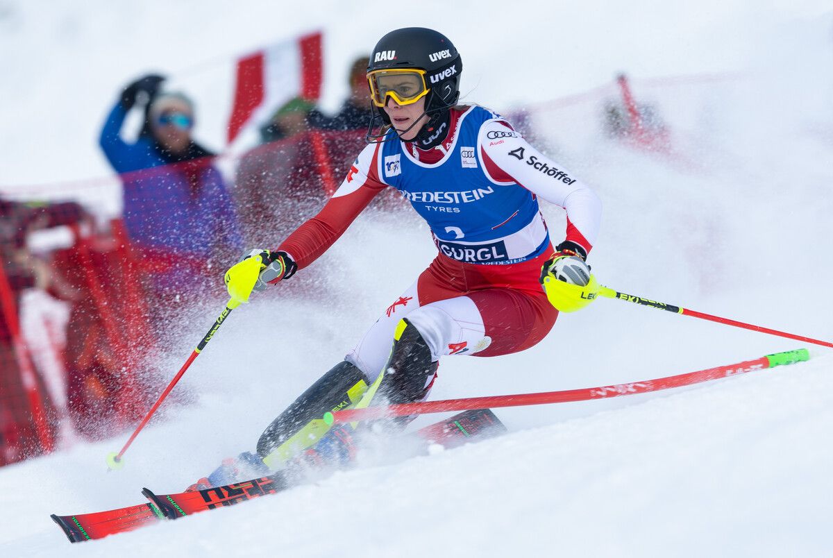 Bei der Premiere der Frauen in Gurgl belegte Katharina Liensberger als beste ÖSV-Läuferin den siebten Platz.⇒GEPA