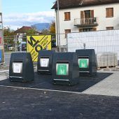 Neue Unterflur-­Sammelstelle in Gisingen