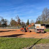 Dritte Tennisanlage wird saniert