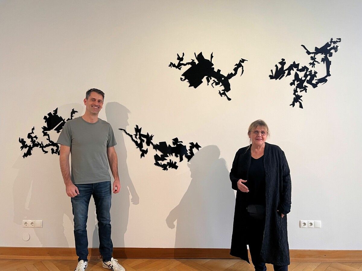 Bernd Bickel und Ruth Schnell haben eine ungemein spannende gemeinsame Ausstellung entwickelt. ⇒Andreas Marte (2)