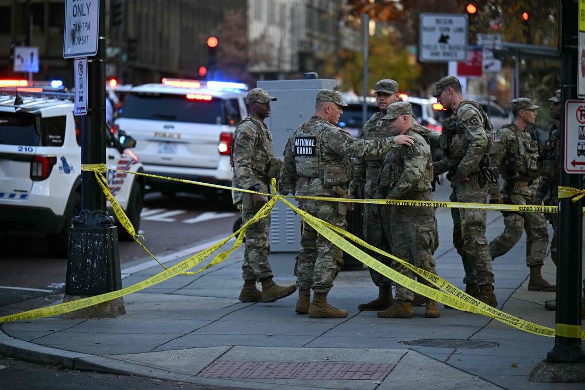 Das Gebiet rund um das Weiße Haus wurde weiträumig abgeriegelt.⇒AFP