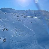 Skitourengeher von Lawine mitgerissen