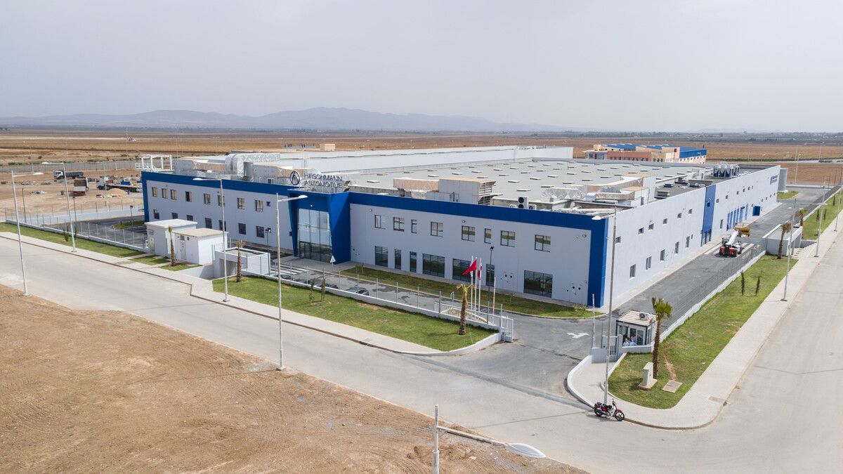 Das zweite Hirschmann Automotive-Werk in Marokko wurde in weniger als einem Jahr errichtet. ⇒Fa