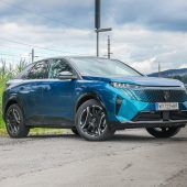 Attraktiver Stromer an der langen Leine