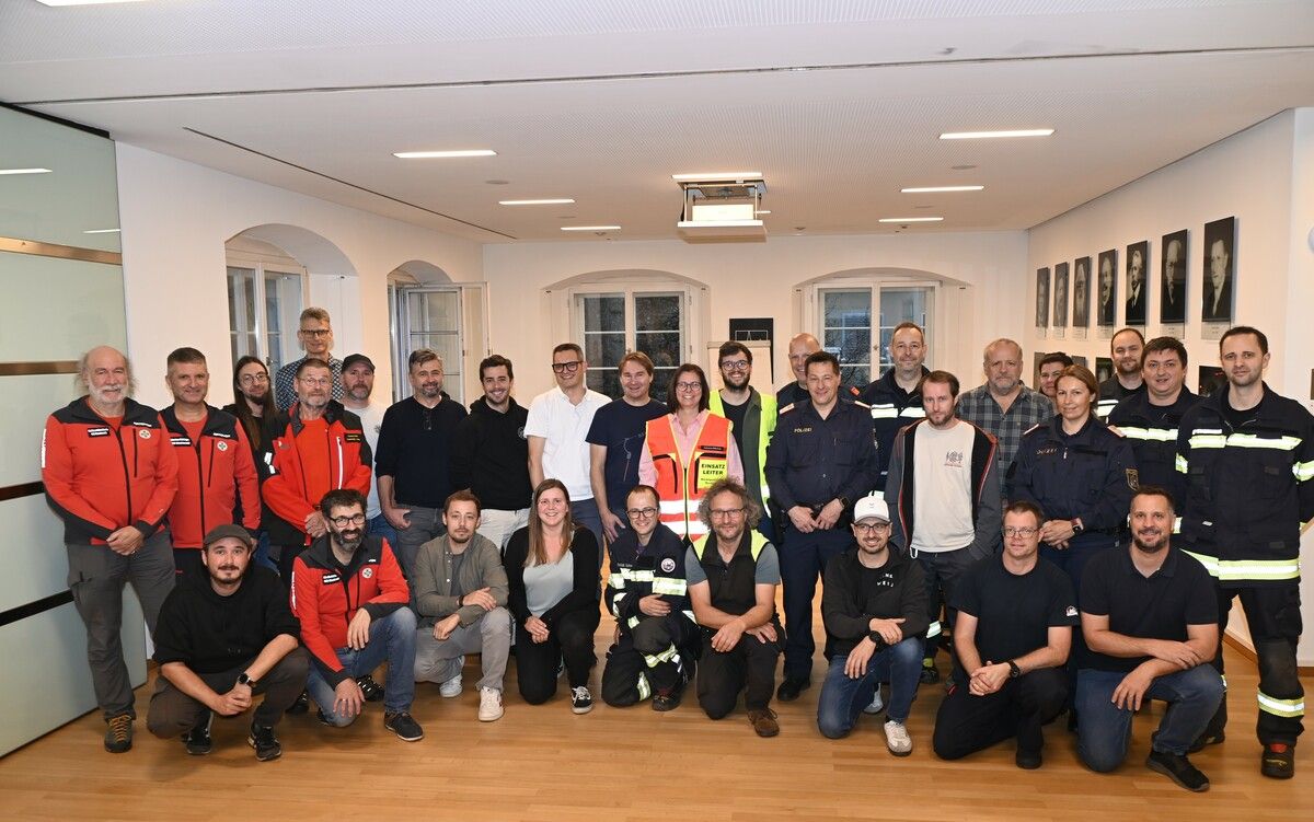 Der Krisenstab der Marktgemeinde Rankweil probte den Ernstfall.