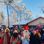 Der Nikolaus kehrt im Wildpark ein