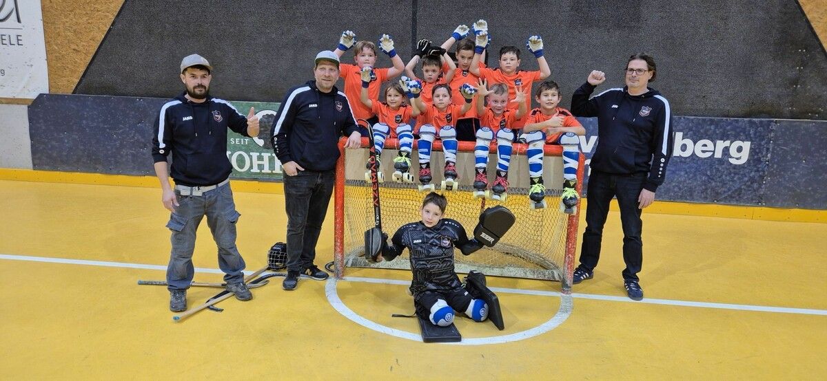 Der RHC Feldkirch beim erfolgreichen Liga-Spiel gegen den RHC Dornbirn.⇒Monika Bischof